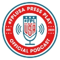 #FPLUSA Press Play logo